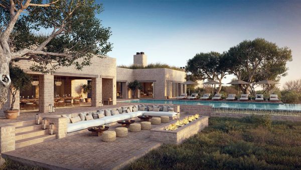 A rendering of the pool at the Discover Collection Amboseli in Kenya.