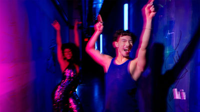 Ashton Onaga is part of the ensemble cast of Spiegelworld's "DiscoShow" opening in Las Vegas.