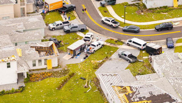 Before Milton made landfall on Florida's west coast, a tornado damaged homes in Palm Beach Gardens on Florida's east coast.