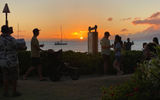 During a trip to Maui, Hawaii in mid-July, news editor Johanna Jainchill visited Kaanapali Beach, staying at the Kaanapali Alii resort in West Maui, and in Wailea at the Grand Wailea Waldorf Resort in South Maui. The view from the Hula Grill Kaaanapali Beach, as a steady stream of passersby strolled along Kaaanapali Beach taking in its famed sunset.