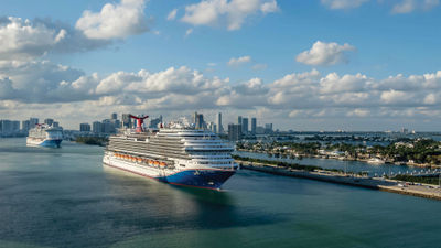 The Carnival Horizon embarks from Miami on a weeklong Caribbean cruise.