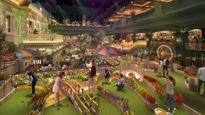 A rendering of Swingers Las Vegas, to open in Mandalay Bay in November.