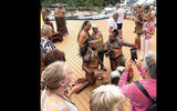 Performers danced, sang, posed for photos and then disembarked before the ship departed Papeete, Tahiti, on day one of the voyage. In addition to the Marquesas, the one-ship line also offers itineraries to the Austral Islands, the Gambier group, Pitcairn Island or the Tuamotu Archipelago, all departing from Papeete.