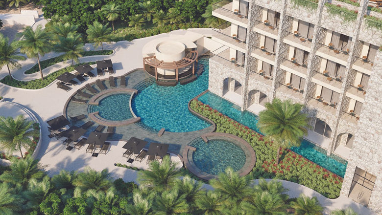 A rendering of the Kimpton Tres Rios, which is on track to open on Mexico's Riviera Maya by early 2025.