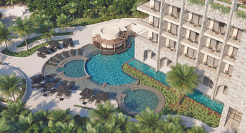 A rendering of the Kimpton Tres Rios, which is on track to open on Mexico's Riviera Maya by early 2025.