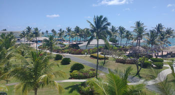 A view from the Harmony adults-only wing at the Coconut Bay Beach Resort and Spa in St. Lucia.