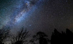 "Coorie" in Scotland means embracing the dark, starry skies.