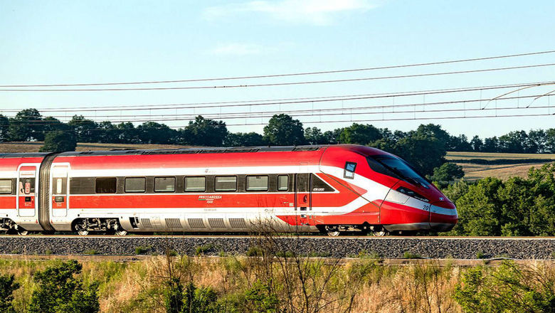 Trenitalia's high-speed network serves 150 destinations in Italy and also reaches into Spain and France.