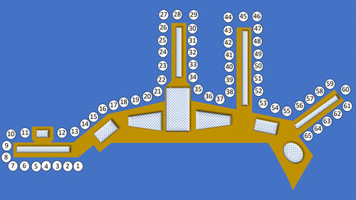 The expanded Terminal 1 at Harry Reid Airport, as proposed by the Clark County Department of Aviation.