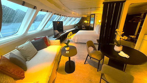 The Explorer Suite is about twice the size of the Four Seasons Explorer's other accommodations.