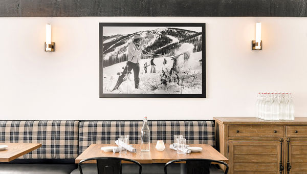 The White Rabbit Tavern offers slopeside dining in a cozy setting at the Gravity Haus Steamboat in Colorado.