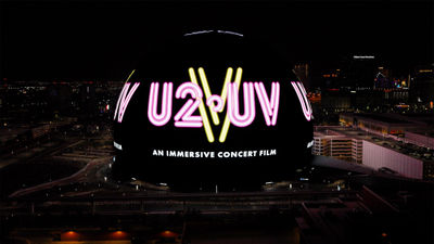 “V-U2, An Immersive Concert Film” is based on U2’s sold-out performances at Sphere.