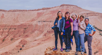 Intrepid Travel guests on a women's tour in Morocco.